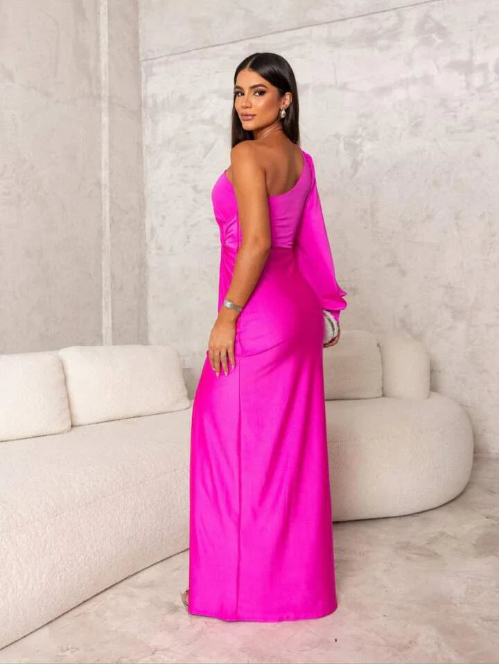 Robe de soirée élégante sans manches pour femmes
