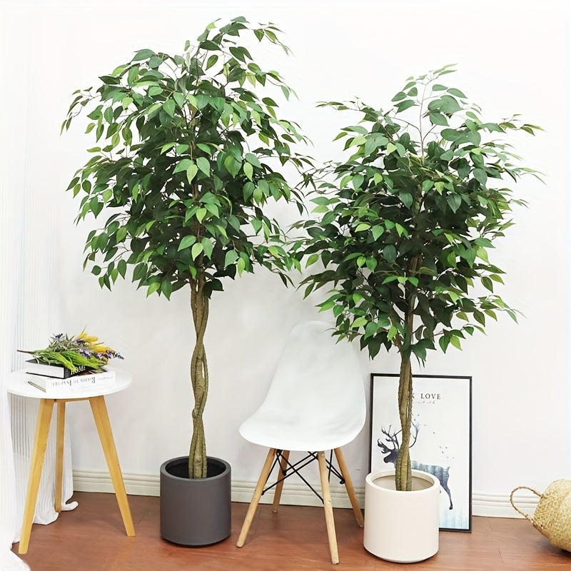 1pc Ficus Artificiel en Soie 120cm à 210cm