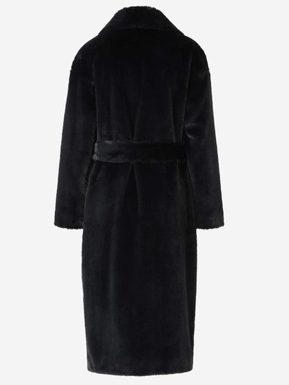 Manteau Chic en Fausse Fourrure pour un Style Hivernal Élégant