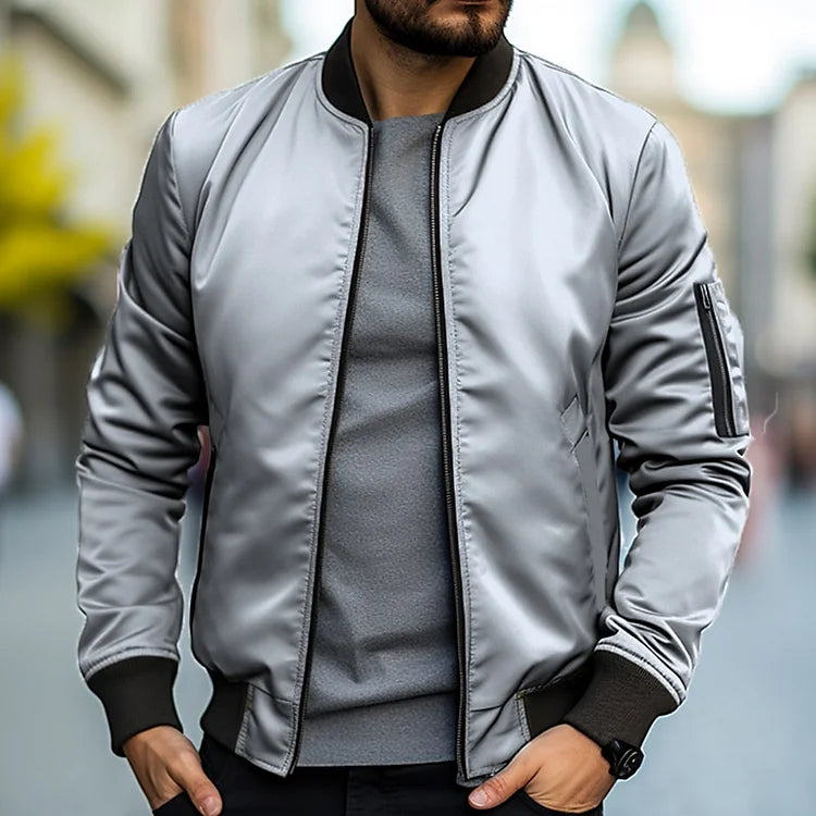 Veste Legere Zippée Moderne pour Homme