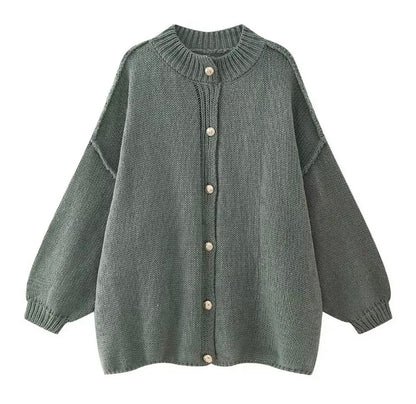 Cardigan en maille oversize confortable