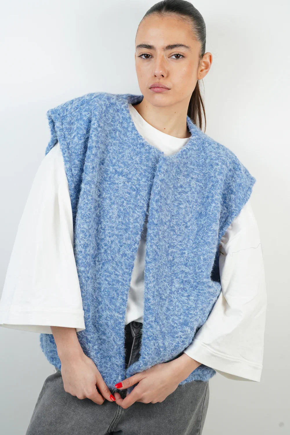 Veste Utility sans Manches avec Multiples Poches