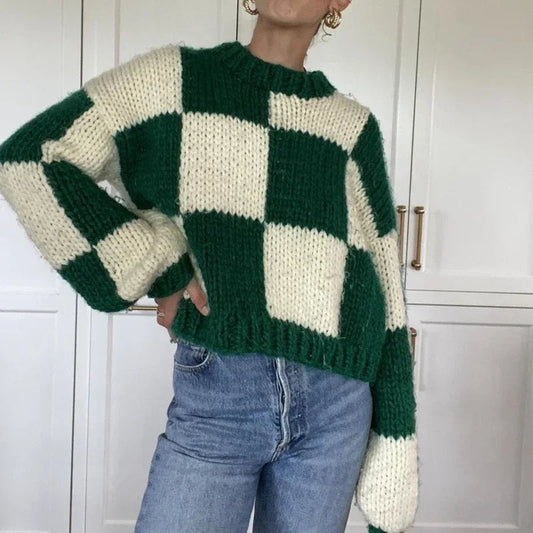 Pull court en flanelle douillet