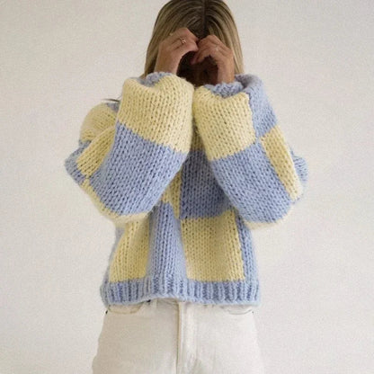 Pull court en flanelle douillet