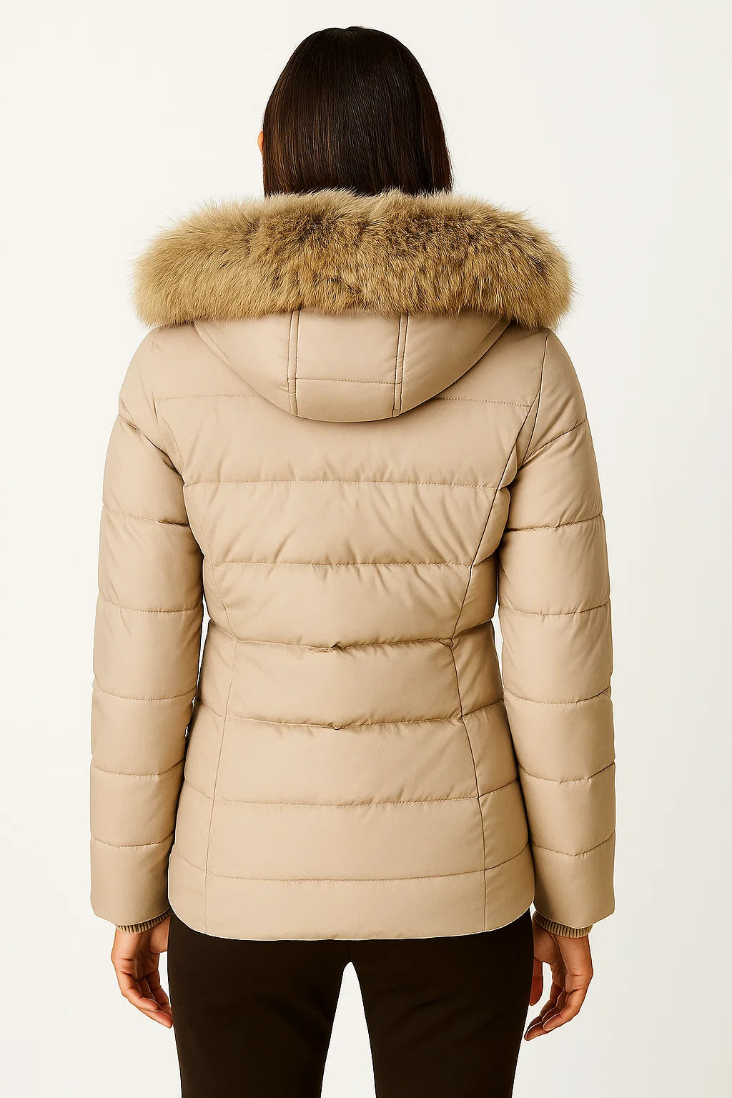 Manteau long d'hiver élégant pour une chaleur chic