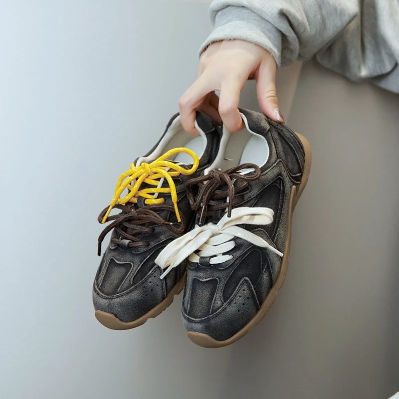 Baskets décontractées en daim pour un confort quotidien