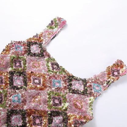 Robe de soirée à paillettes avec silhouette flatteuse sculptée