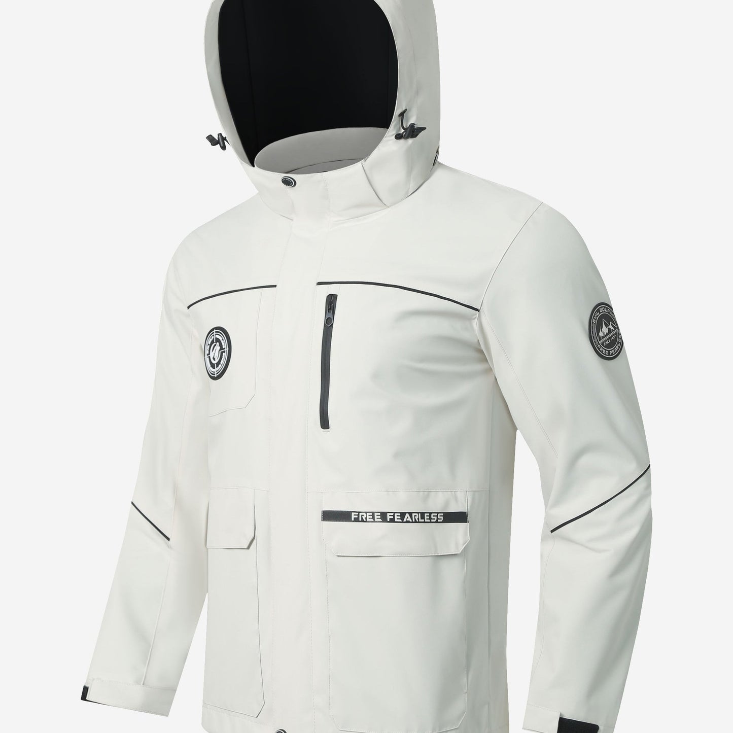 Veste Coupe Vent Imperméable Isolée Durable Hommes