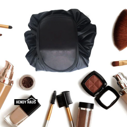 Trousse de maquillage en toile souple pour voyage et usage quotidien