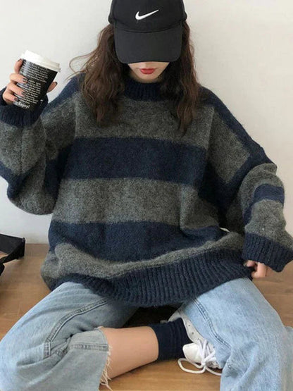 Pull en maille oversize élégant et confortable pour femmes