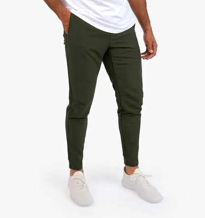 Pantalon ajusté extensible durable et premium hommes