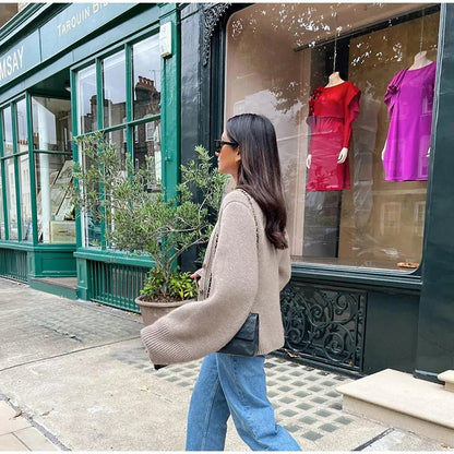 Veste en tricot classique et confortable pour femmes