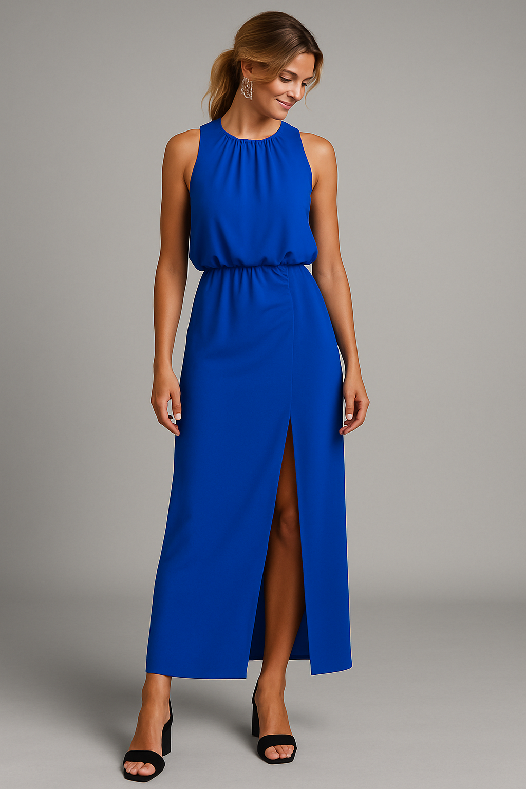 Robe d'été fluide avec charme élégant