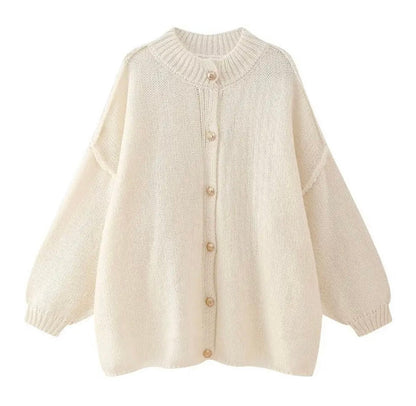 Cardigan en maille oversize confortable