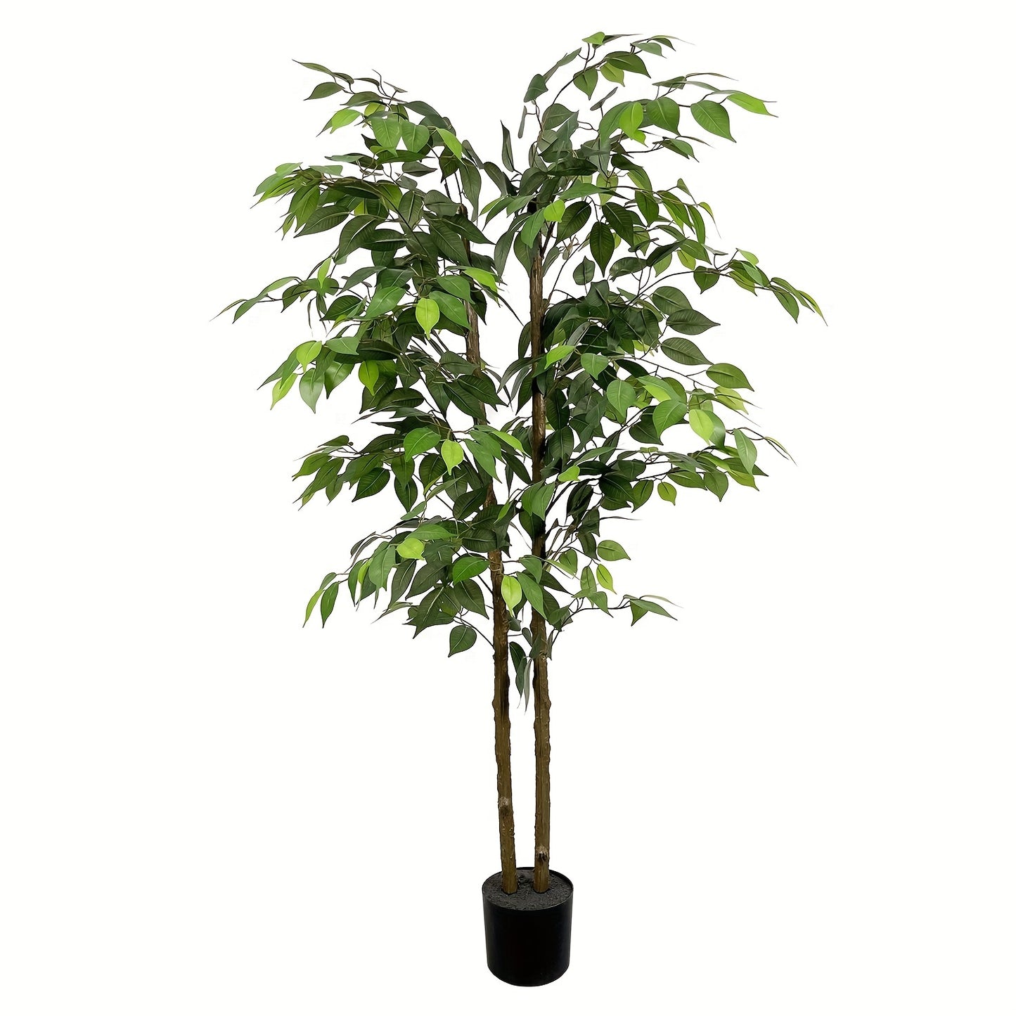 1pc Décor d'arbre de ficus artificiel élégant 152.4 cm