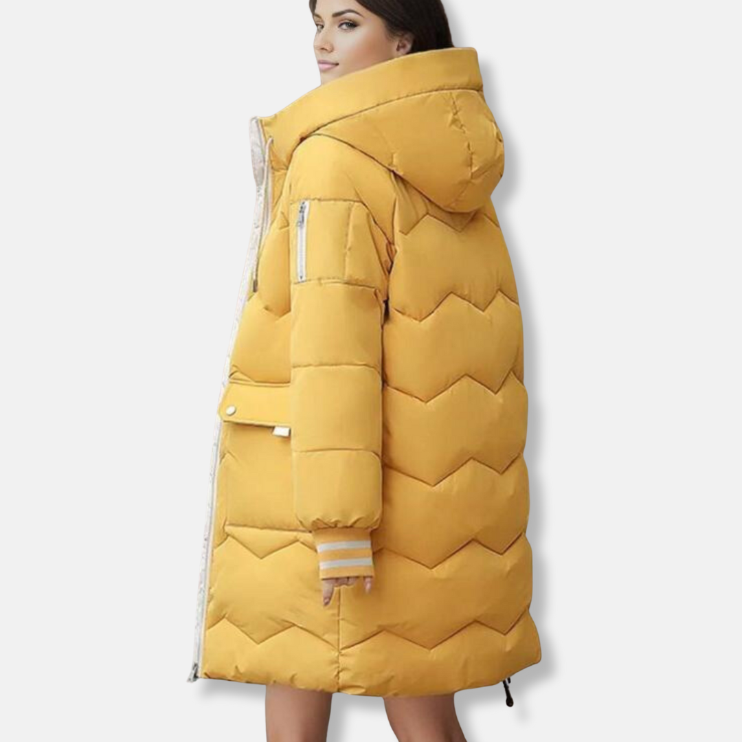Parka d'hiver à capuche confortable pour femmes