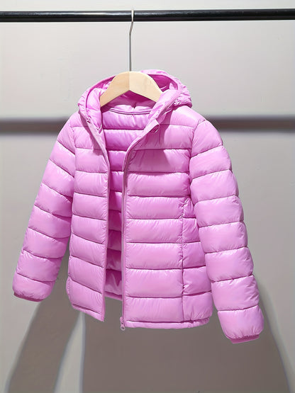 Manteau D’Hiver Décontracté à Capuche pour Fille