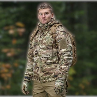 Veste d'hiver camo chaude stylée hommes