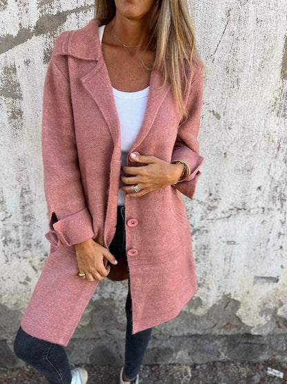 Manteau Long en Coton Stylé pour Femmes