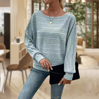 Pull élégant léger texturé et confortable pour femmes