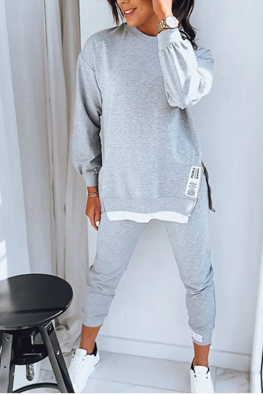 Ensemble Confortable Sweatshirt et Pantalon Femmes