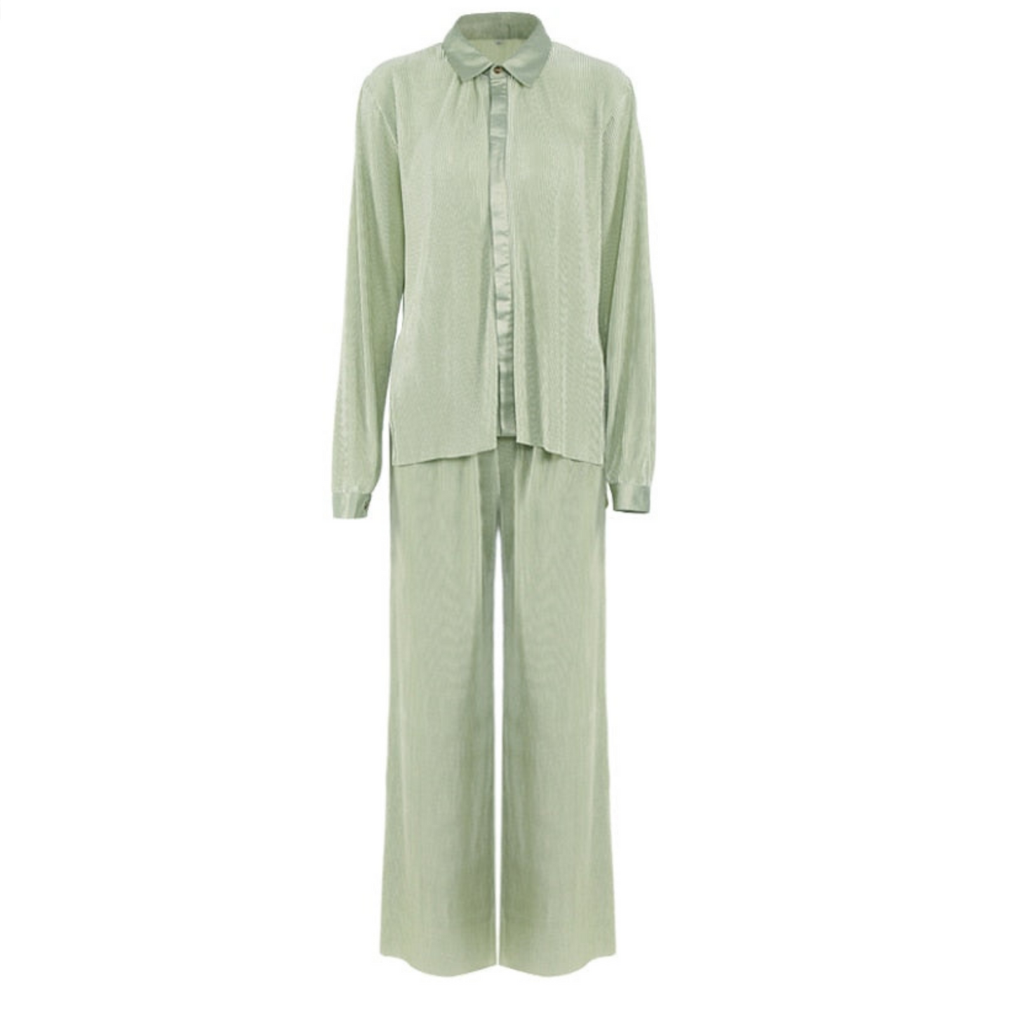 Ensemble Chemise Longue et Pantalon Stylé Pour Femme