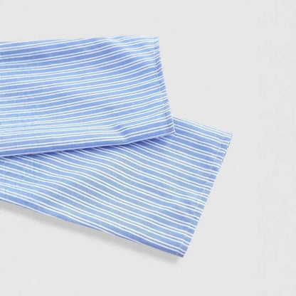 Chemise à manches longues rayée