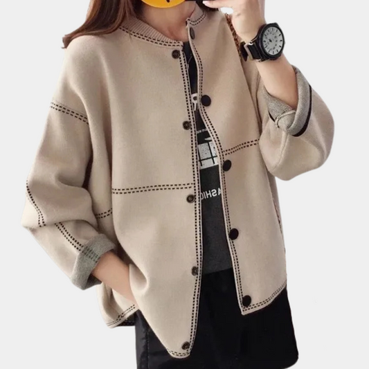 Veste Boutonnée Sophistiquée pour Femme