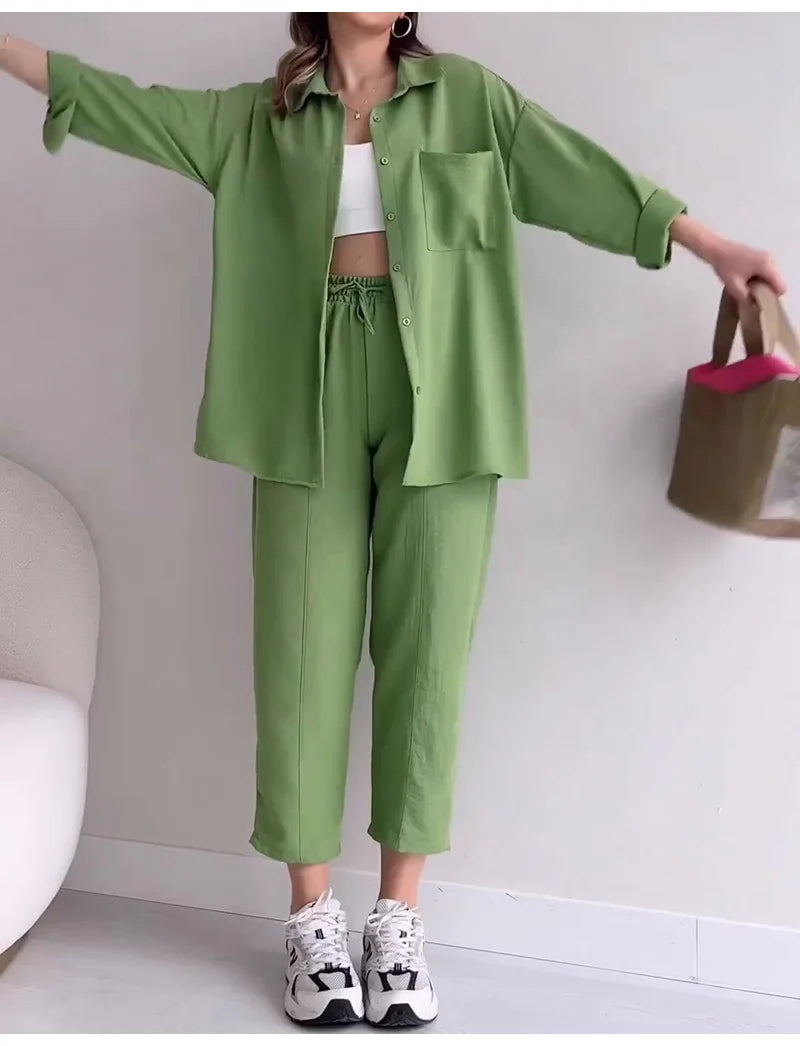 Ensemble Décontracté Élégant D’Été Pour Femmes