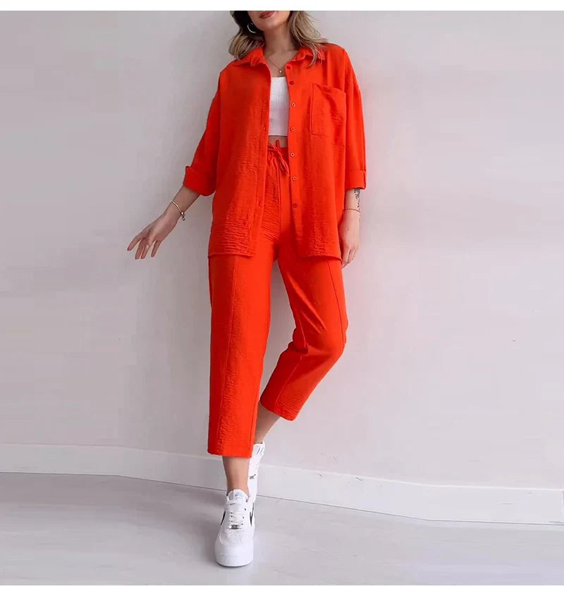 Ensemble Décontracté Élégant D’Été Pour Femmes