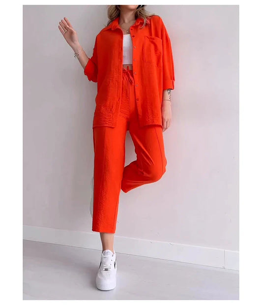 Ensemble Décontracté Élégant D’Été Pour Femmes