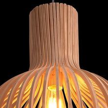 Suspension Lumineuse Artisanale en Bois