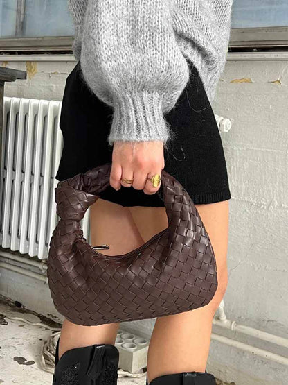 Sac à Main Tissé Chic pour Femmes