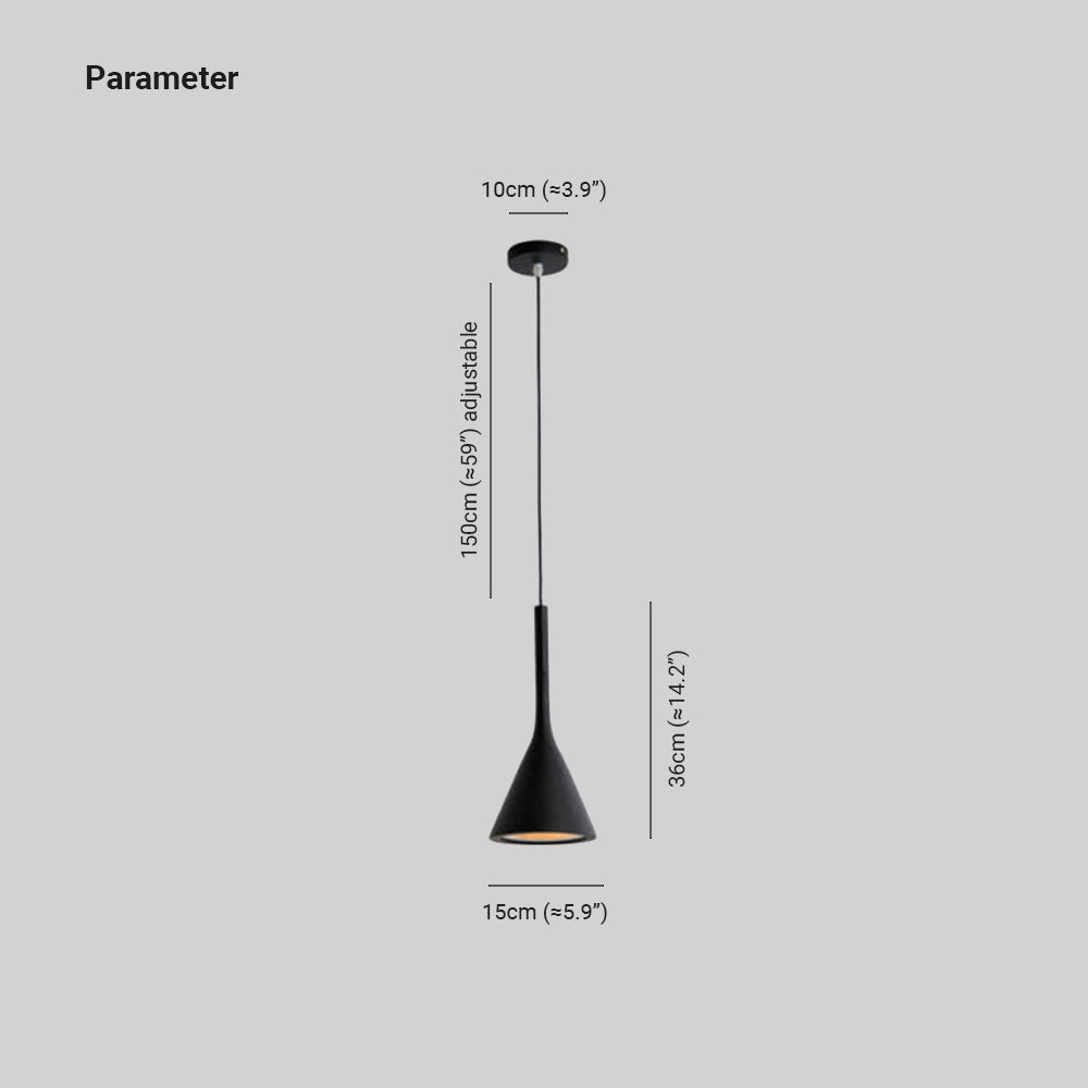 Lampe Suspendue Élégante Triangulaire Moderne