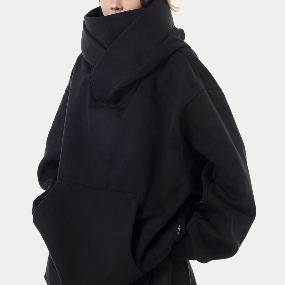 Pull d’Hiver Ample et Chaud à Capuche pour Femme